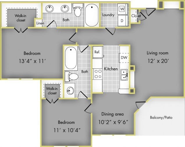 Two bedroom apartment for rent