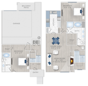 two bedroom apartments